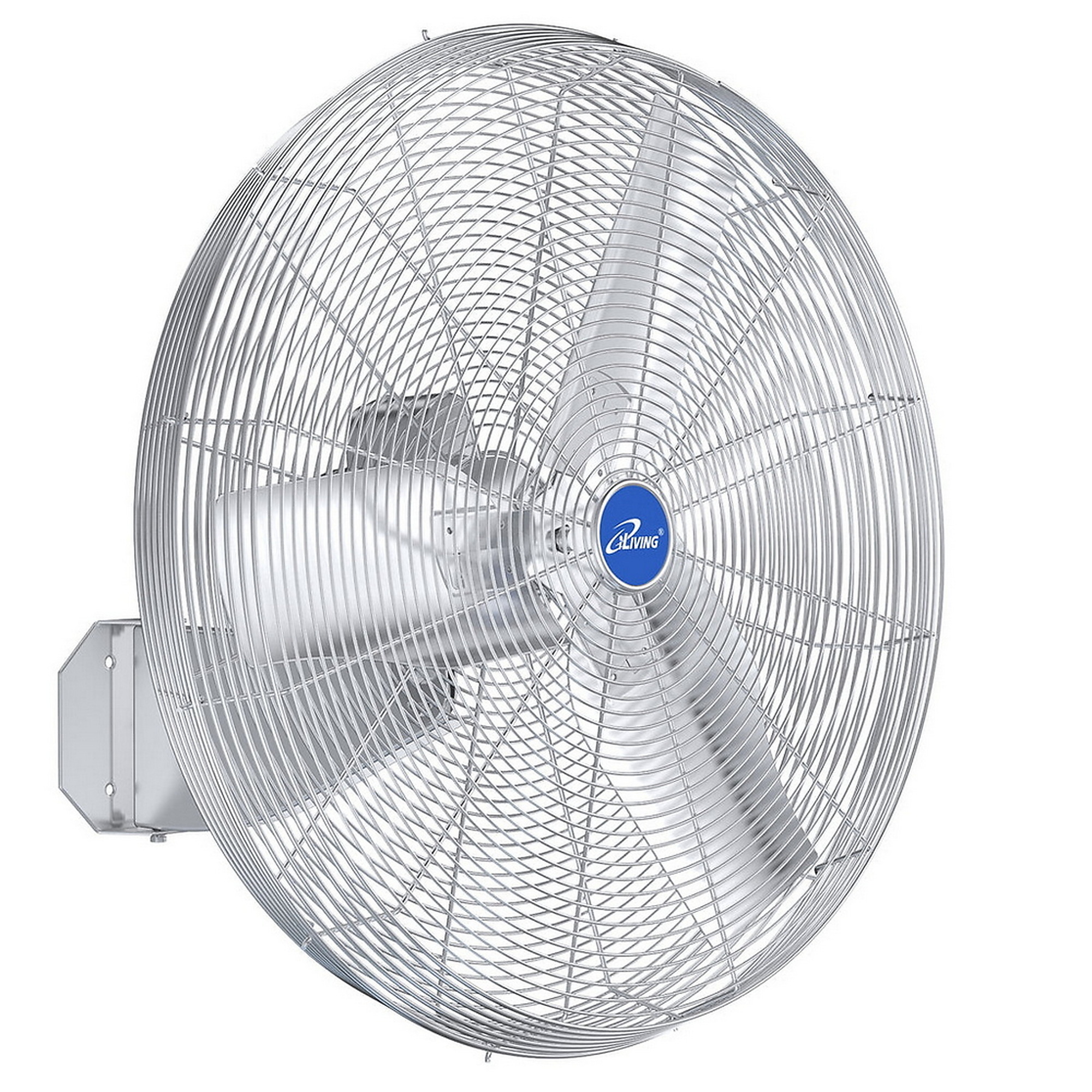 Dr. Infrared Heater iLiving Wall Mounted Washdown Fan — 24in., 7200 CFM, 1/4 HP, Single Phase, 115/230V, Model# ILG8WD24-1W